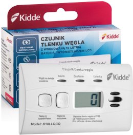 Czujnik czadu z wyświetlaczem Kidde K10LLDCO