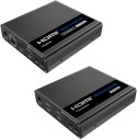 Konwerter HDMI na LAN KASKADA 4K Spacetronik IP SPH-676C - zestaw