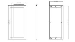 RAMKA DO MODUŁÓW WIDEODOMOFONOWYCH DAHUA VTM126