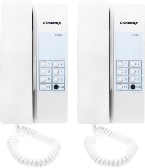 Zestaw interkomowy COMMAX 2xTP-6RC/DR-DW3/RF-1A