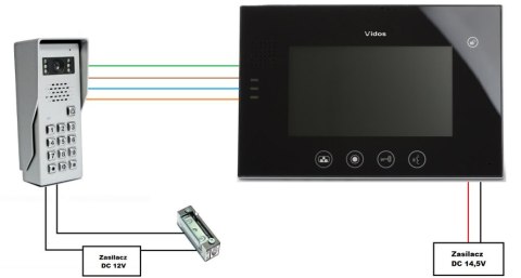 Wideodomofon VIDOS M670B / S50D