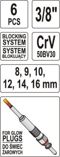 KLUCZE DO ŚWIEC ŻAROWYCH