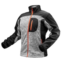 BLUZA DZIANA WZMOCNIONA TKANINĄ SOFTSHELL XXL