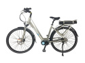 Rower elektryczny trekkingowy Geobike WEE Diamond / bateria 17.5 Ah (630 Wh) kolor metalizowany