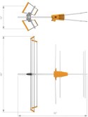 Antena VHF Televes Yagi V BIII, ref. 106601