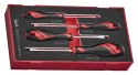 ZESTAW WKRĘTAKÓW PŁASKICH TENG TOOLS TEAMD04N, 4SZT.