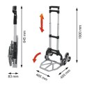 WÓZEK TRANSPORTOWY SCHODOWY SKŁADANY UDŹWIG 70KG
