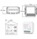 GISE SMART Dual Switch Podwójny sterownik oświetleniowy Tuya WiFi