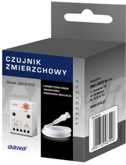 CZUJNIK ZMIERZCHOWY OR-CR-233 ORNO Z SONDĄ