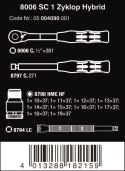 ZESTAW KLUCZY NASADOWYCH Z GRZECHOTKĄ ZYKLOP HYBRID 1/2''