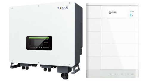 Zestaw hybrydowy SOFAR magazyn energii 10kWh i falownik HYD5KTLX