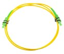 PATCHCORD ŚWIATŁOWODOWY SM 1M SIMPLEX 9/125, SC/APC-SC/APC 3MM