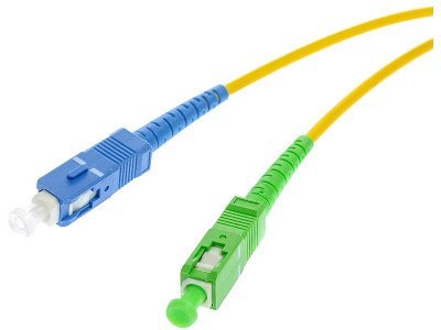 PATCHCORD ŚWIATŁOWODOWY SM SC/UPC-SC/APC SIMPLEX 1m