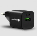 ŁADOWARKA SIECIOWA everActive GaN SC-390QB 30W 1xUSB-C 1xUSB-A PD PPS