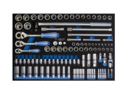 ZESTAW NASADEK 1/4''+3/8''+1/2'' 103CZ.WKŁAD DO WÓZKA