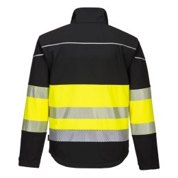 KURTKA OSTRZEGAWCZA SOFTSHELL PW375BKY ROZMIAR XXXL