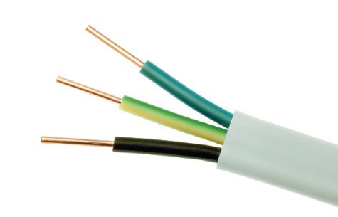 Przewód elektryczny drut płaski YDYp 450/750V 3x1,5mm2 ELEKTROKABEL 1m