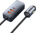 ŁADOWARKA SAMOCHODOWA NA PRZEWODZIE Baseus Share Together 120W 3A 3x USB-A 1x USB-C PD 20W QC 3.0