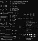 ZESTAW KLUCZY NASADOWYCH 1/2'', 3/8'', 1/4''219 SZTUK
