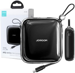 Powerbank Joyroom Jelly Series JR-L002 10000mAh 22.5W PD QC z kablem 1x USB-A 1x USB-C czarny