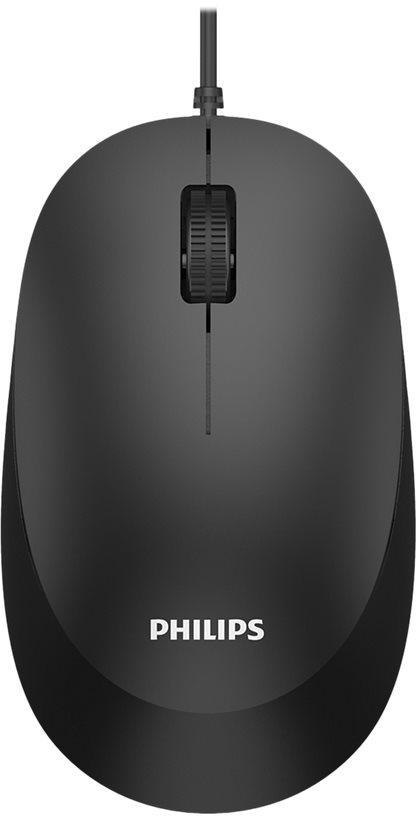 Mysz przewodowa Philips SPK7207BL Wired Mouse czarny