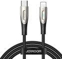 Kabel USB-C / Lightning Joyroom Star-Light Series SA27-CL3 120cm 30W w oplocie czarny