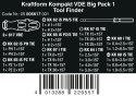 ZESTAW WKRĘTAKÓW KRAFTFORM KOMPAKT VDE BIG PACK 1, 26 CZ.