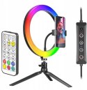 Lampa Tracer RGB Ring ze statywem